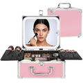 Makeup Bag with LED Mirror (Pink 2 / Small)