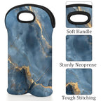 Wine Carrier Tote Personalized Bag for 2 Bottles (Style 23 / 10*14.5)