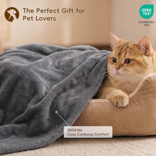 Fleece Throw Blanket 50"x60" (Grey / Throw(50" X 60"))