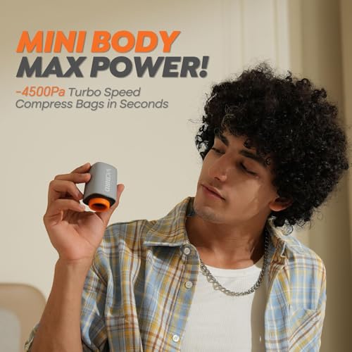 Rechargeable Wireless Vacuum Pump + 10 Storage Bags