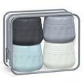 Travel Containers for Toiletries (3 Ounce (90ML) / Black Gray)