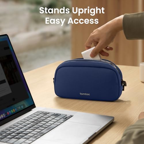 Electronics Organizer Travel Case (Navy Blue / Small)
