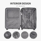 Luggage Sets 3 Piece (Champagne / 3-Piece Set (20/24/28))