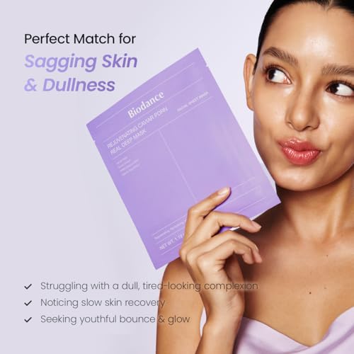 Rejuvenating Caviar PDRN Real Deep Mask (4 Count (Pack of 1))