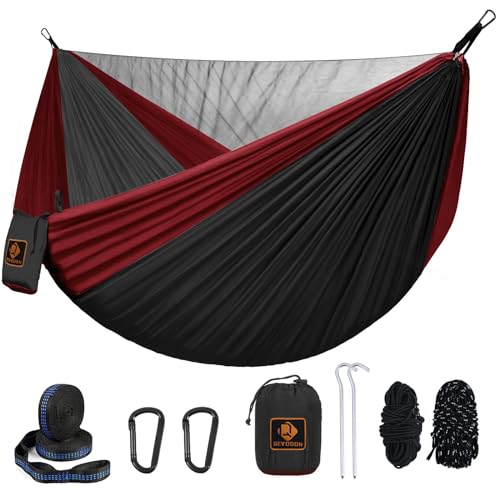 Camping Hammock (Black&red / Large)
