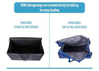 4 Pack Heavy Duty Moving Bags (4 Pack / Dark Gray)