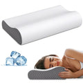 Cervical Neck Pillow for Pain Relief (Light Grey)