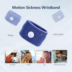 Motion Sickness Wristband (Large, 2 Pairs / Dark Blue)