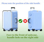 Luggage Covers Clear Suitcase Cover Protector (Black / 30 inch)