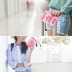 Passport Holder for Travel Essentials (rose red / Simplicity)