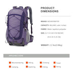 40L Hiking Backpack (Purple / 40L)