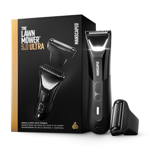 The Lawn Mower® 5.0 Ultra Groin & Body Hair Trimmer (Tuxedo Black)