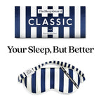Pure Silk Sleep Mask [100% 6A Mulberry Silk (Classic Stripe)