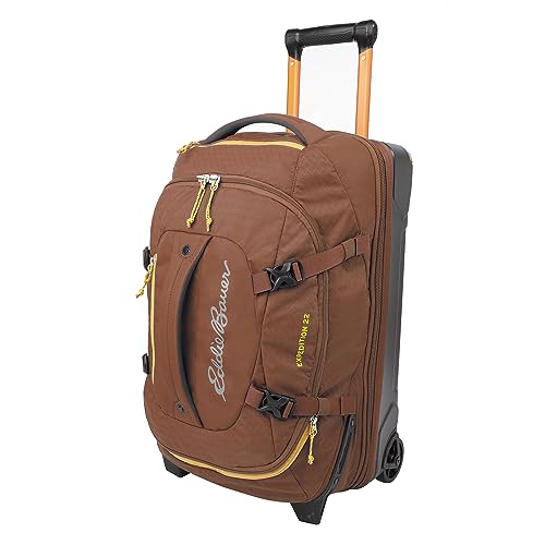 Expedition Rolling Duffel Bag with Wheels (Rust / 22" (Carry-On))