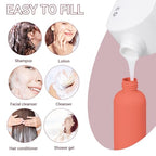 Travel Shampoo Bottle (Orange+light Blue)