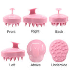 Hair Scalp Massager Shampoo Brush (Pink)