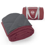Large Waterproof Outdoor Stadium Blanket (01 - Game Day Crimson)
