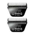 2PCS 5FW Wide Blades for Dog Grooming Compatible with Andis Clippers (Black/5FW / Black)