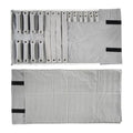 Travel Jewelry Case (Gray Black(4 Earring+6 Necklace+8 Ring))