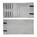 Travel Jewelry Case (Gray Black(4 Earring+6 Necklace+8 Ring))