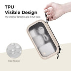 Clear Electronic Organizer (Beige)