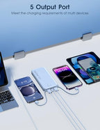 Portable Charger 10000mAh Fast Charging w (Cerulean)