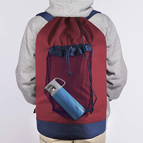 Backpack Laundry Bag (Red)