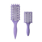 Curl Defining Brush for Curly Hair (2Pcs Purple)