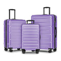 Luggage Sets 3 Piece Hardshell 20" (Lt Purple / 3-Piece Set (20/24/28))