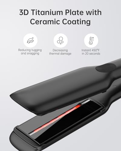 Hair Straightener (1.75 Inch / Black)