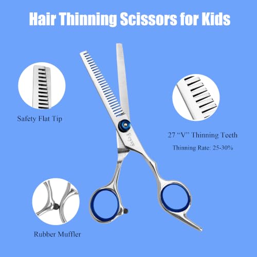 Kids Hair Cutting Kit (10pcs Blue)