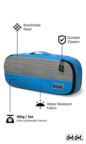 Slim Packing Cubes for Travel 5pc Set (Multicolor / Slim)
