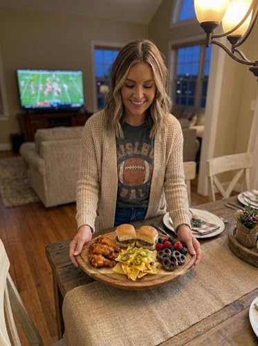 American Football Charcuterie Board 16X9.5 Inch (16"L x 9.5"W)