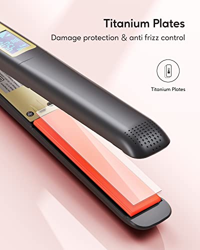 Hair Straightener (1 inch / Matt Black)
