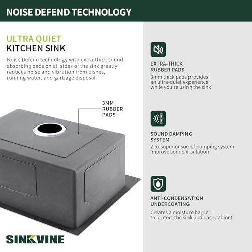 25-Inch Drop-In Kitchen Sink Stainless Steel Top Mount Single Bowl (Brushed / 25 x 22 x 9)