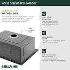 25-Inch Drop-In Kitchen Sink Stainless Steel Top Mount Single Bowl (Brushed / 25 x 22 x 9)