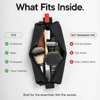 The Koby Dopp Kit Toiletry Bag (Charcoal / Mini 8.5” x 2.75” x 2”)