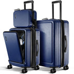3 Piece Luggage Sets (3 Piece Set (20"/24") / Navy)