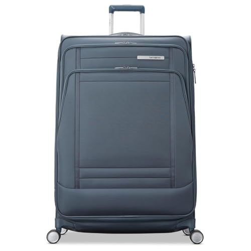 UpLIFT Lightweight Large Checked Softside 3 (3-Piece Set (CO/MD/LG) / Elemental Blue)