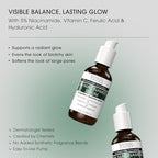 Brightening Vitamin C Cream + 5% Niacinamide Serum W (Vitamin C Cream + 5% Niacinimide Serum Set / 2 Piece Set)