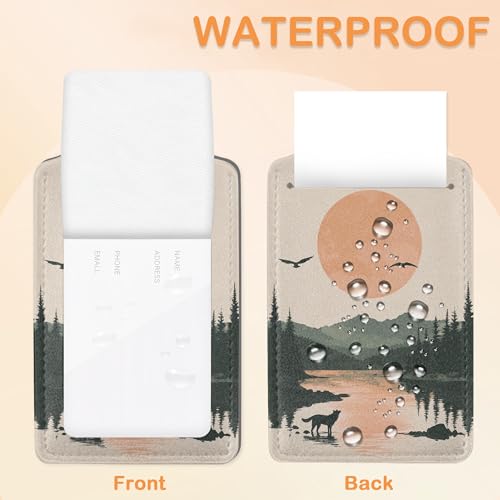 Vintage Mountain Flow 3 Pack Luggage Tags for Suitcases (Vintage Mountain Flow)
