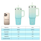 30 oz Insulated Tumbler Water Bottle with Handle (30 Ounces / Mint)