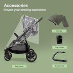Nova All Terrain Baby Stroller (Green)