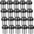 20 Pcs Floor Mounted Door Stopper Stainless Steel (Silver)
