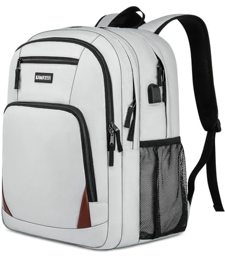 Grey Backpack for School (Grey / 15.6 Inch)