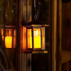 Solar Lantern Outdoor (Copper candle)