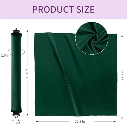 Heatless Curls Overnight Hair Curlers (Green(Pack of 4))