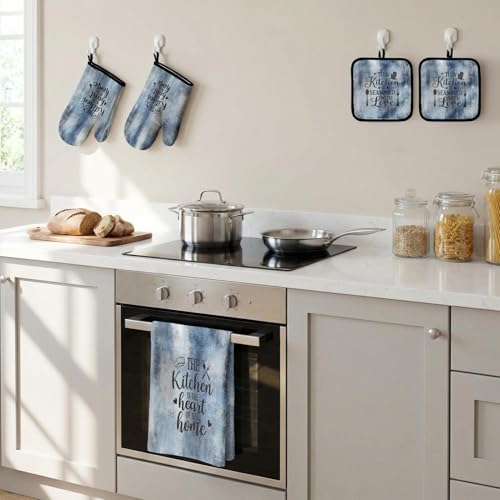 Blue Kitchen Decor Set (Blue)
