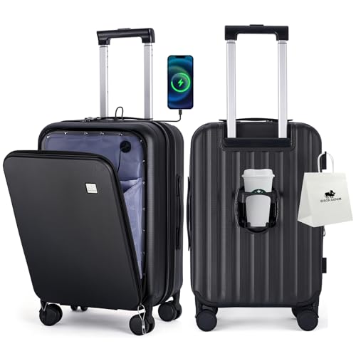 20 Inch Carry On Luggage (Black / 20 Inch)