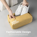 Stylish Shoe Bag for Travel (Dark Yellow / Regular)